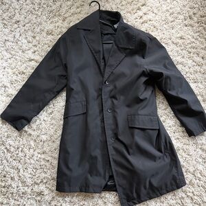 Kristen Blake women’s long Classic Black Trench Coat